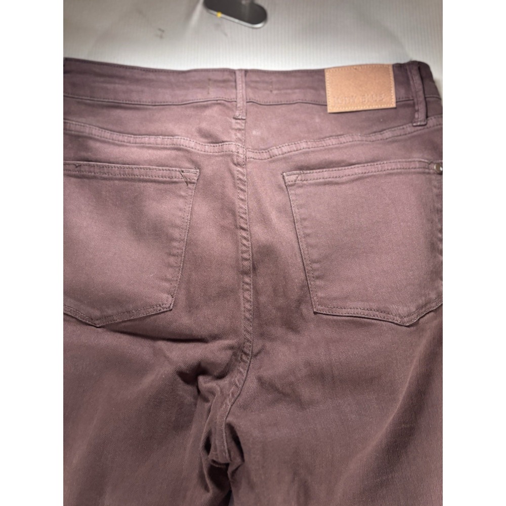 Judy Blue Women's Espresso Brown Raw Hem Flare Jeans Stretch Denim Size 13/31 - Picture 15 of 16